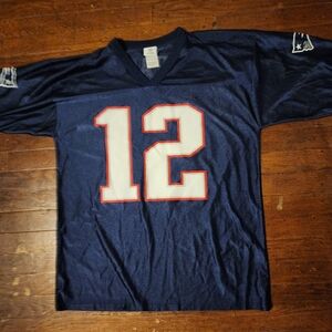 New England Patriots Tom Brady Mens Sz Large Jersey